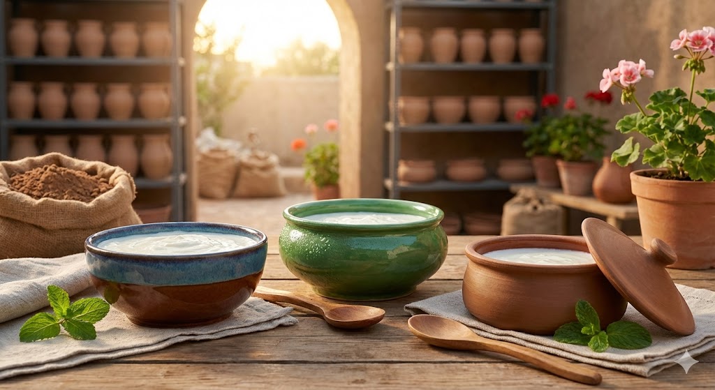 کارگاه سفالگری جاماستی در لالجین